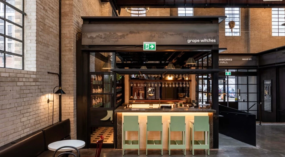 Grape Witches Waterworks, a wine bar in Toronto, Canada.