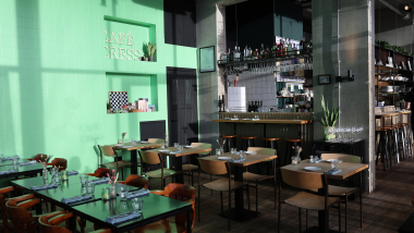 Café Cress, a restaurant in Amsterdam, Netherlands.