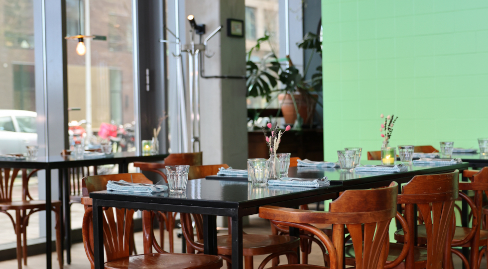 Café Cress, a restaurant in Amsterdam, Netherlands.