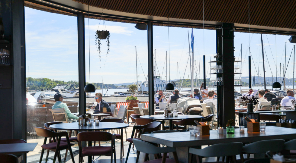 Stranden 30, a restaurant in Oslo, Norway.