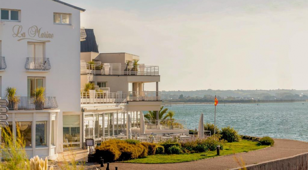 Restaurant Marnage, a restaurant in Barneville-Carteret, France.