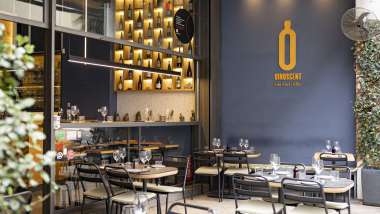Oinoscent, a wine bar in Athens, Greece.