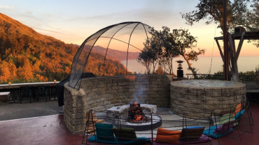 Nepenthe, a restaurant in Big Sur, USA.