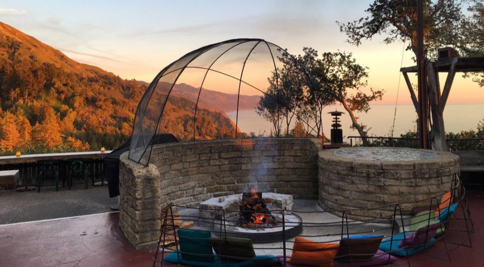 Nepenthe, a restaurant in Big Sur, USA.