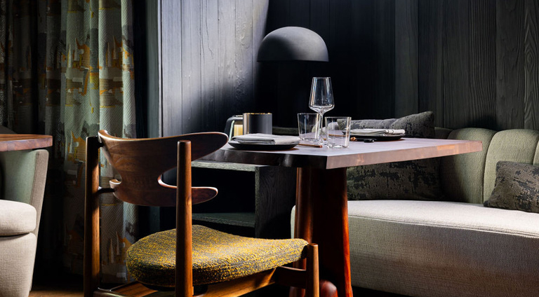 Enclos, a restaurant in Sonoma, USA.