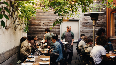 Sirene, a restaurant in Oakland, USA.