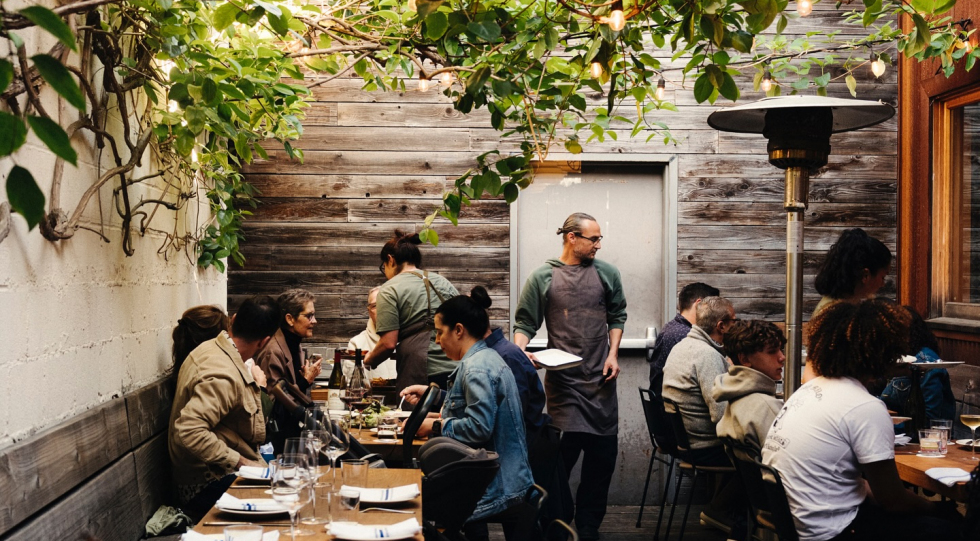 Sirene, a restaurant in Oakland, USA.