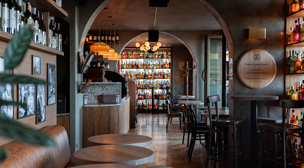 Cornichon, a wine bar in Bordeaux, France.