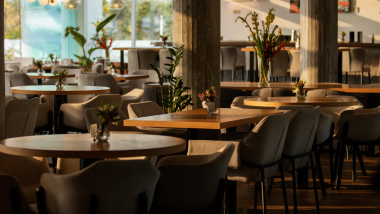 Interior of AVENUE - Modern Cuisine, Thessaloniki, Greece.