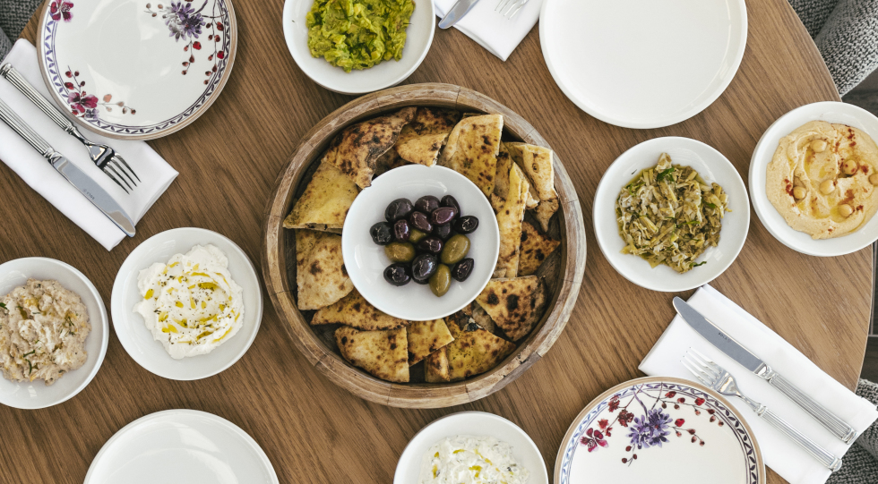 Interior of AVENUE - Modern Cuisine, Thessaloniki, Greece.