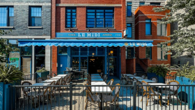 Le Midi, a wine bar in Chicago, USA.