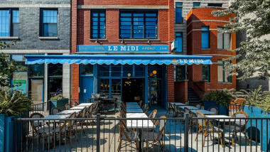 Le Midi, a wine bar in Chicago, USA.