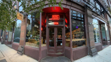 Printers Row Wine Shop, a wine bar in Chicago, USA.