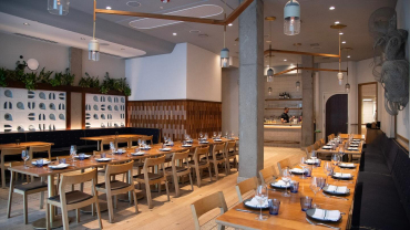 Avec River North, a restaurant in Chicago, USA.