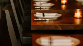 Boeufhaus, a restaurant in Chicago, USA.