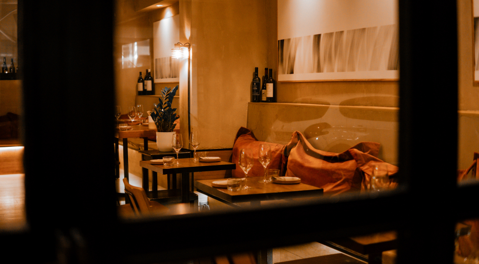 Interior of Materia Prima, Athens, Greece.