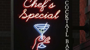 Chef's Special Cocktail Bar, a restaurant in Chicago, USA.