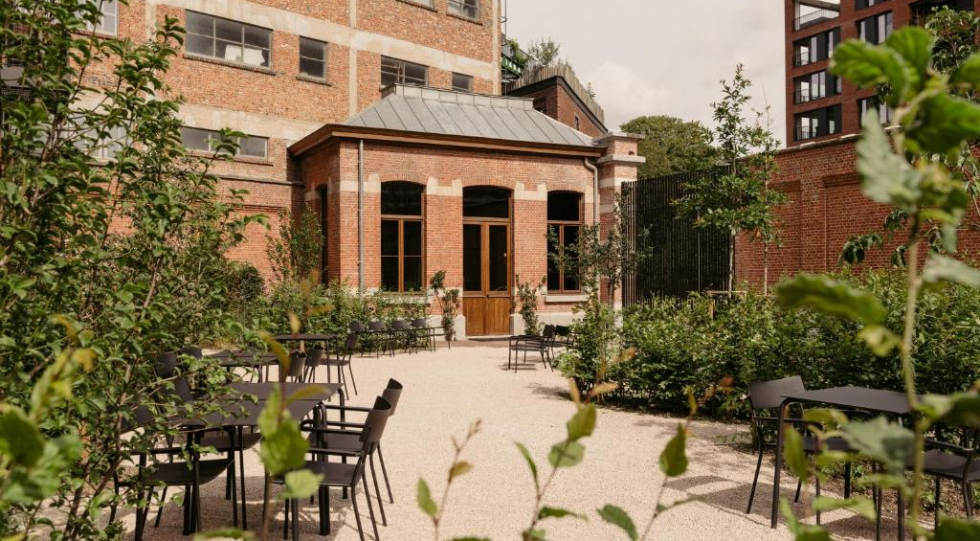 August, a restaurant and hotel in Antwerp, Belgium.