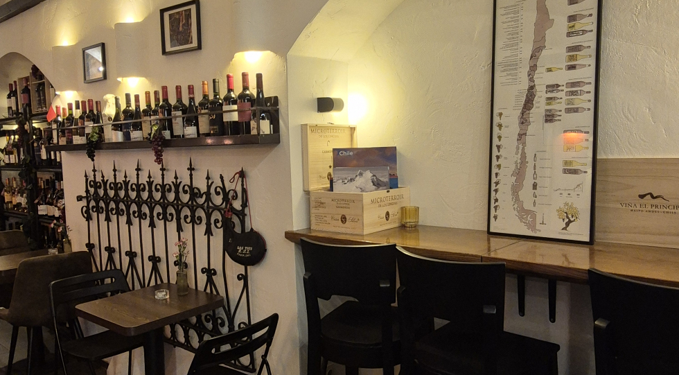 Vinería de Chile, a wine bar in Vilnius, Lithuania.