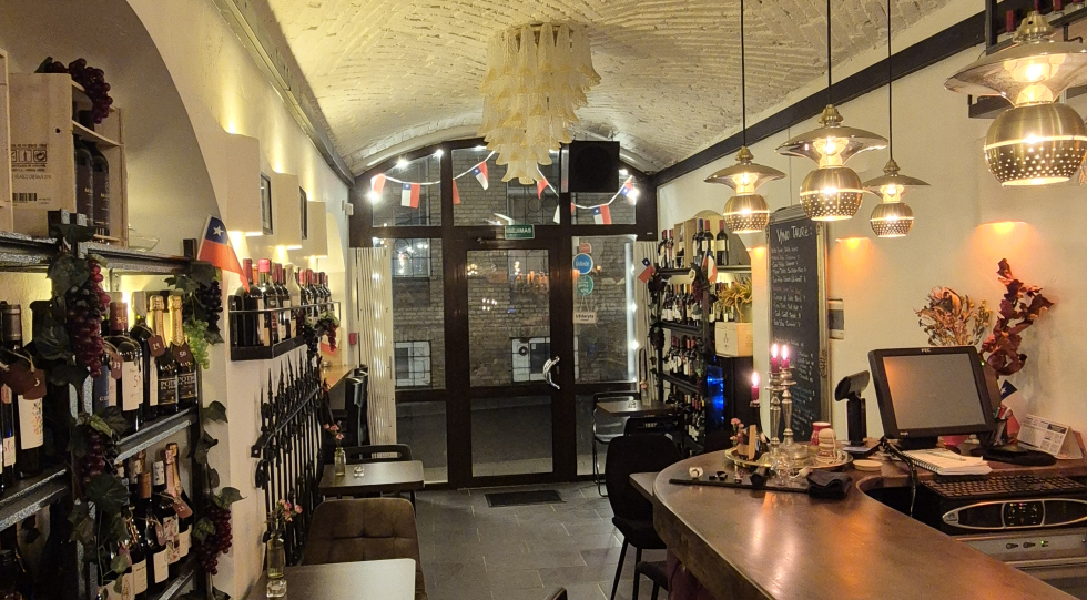 Vinería de Chile, a wine bar in Vilnius, Lithuania.