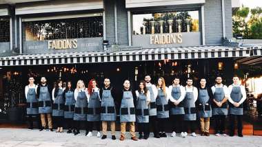 Faidon's, a wine bar in Athens, Greece.