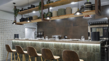Kitu Champanheria, a restaurant in Lisbon, Portugal.