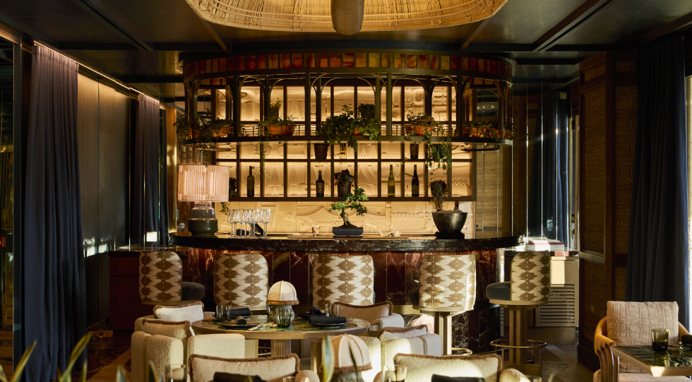 Bar at Shima Restaurant.