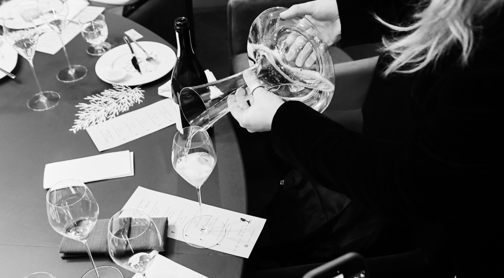 Oecumene, a wine bar in Vilnius, Lithuania.