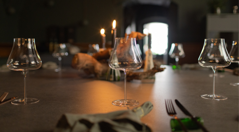 Oecumene, a wine bar in Vilnius, Lithuania.