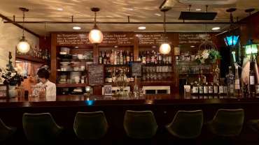 Le Chat Noir, a wine bar in Osaka, Japan.