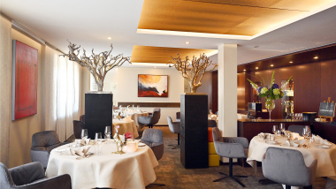 Interior of Steinheuers Restaurant, Bad Neuenahr-Ahrweiler-Heppingen, Germany.