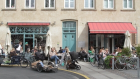 Veranda, a wine bar in Copenhagen, Denmark.