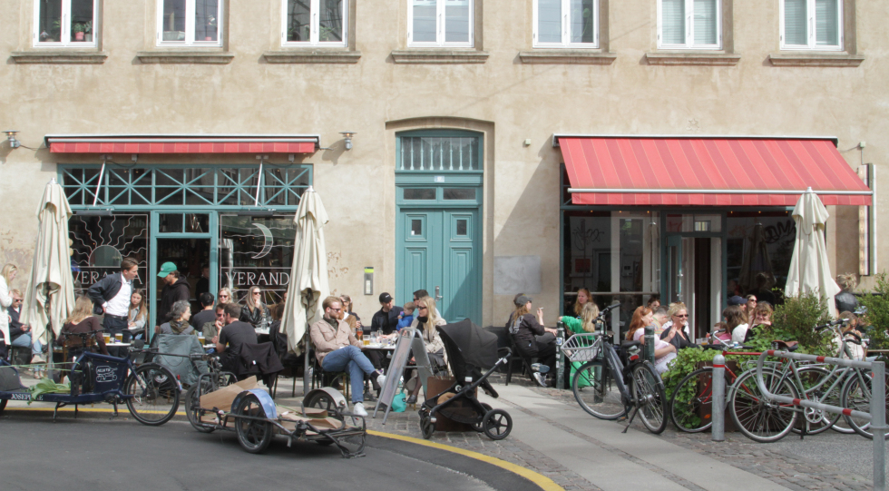 Veranda, a wine bar in Copenhagen, Denmark.