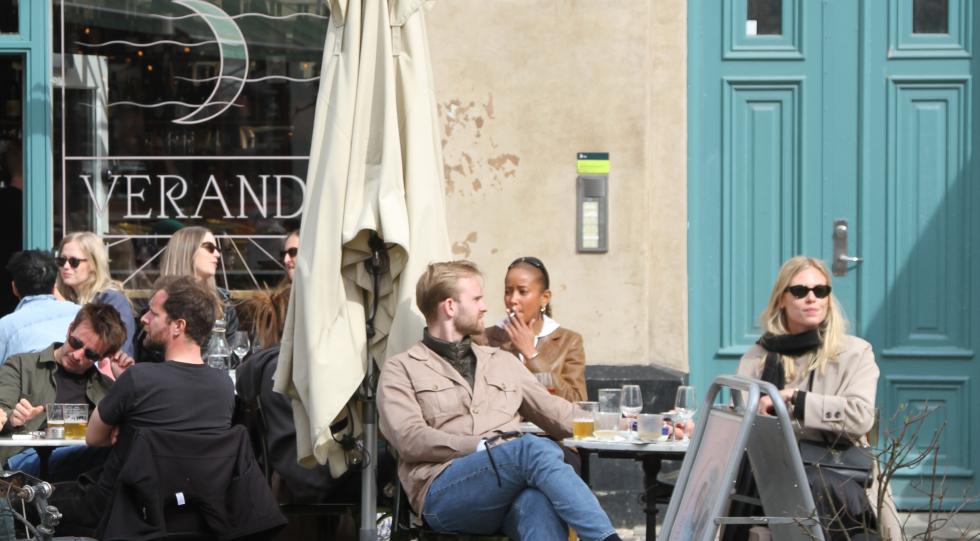 Veranda, a wine bar in Copenhagen, Denmark.
