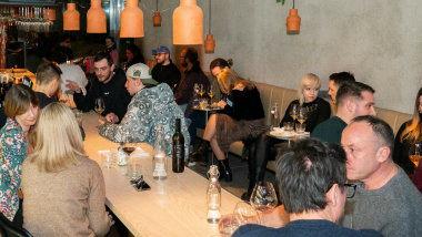 Kletvica wine bar and restaurant, in Ljubljana, Slovenia.