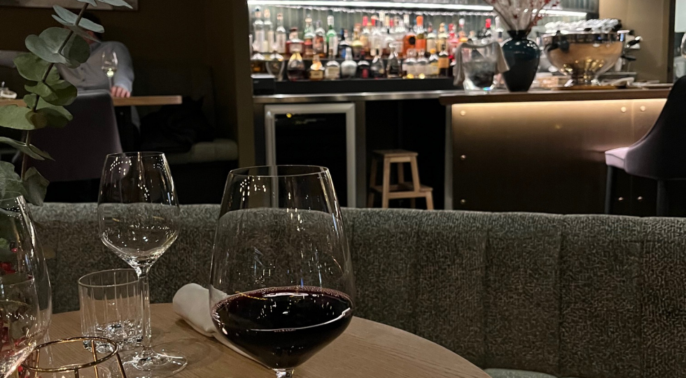 eVino, a wine bar in Ljubljana, Slovenia.