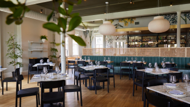 Interior of Dalida, San Francisco, USA.