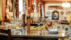 Domačija Novak restaurant in Dvor, Slovenia.