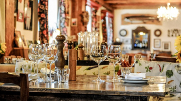 Domačija Novak restaurant in Dvor, Slovenia.