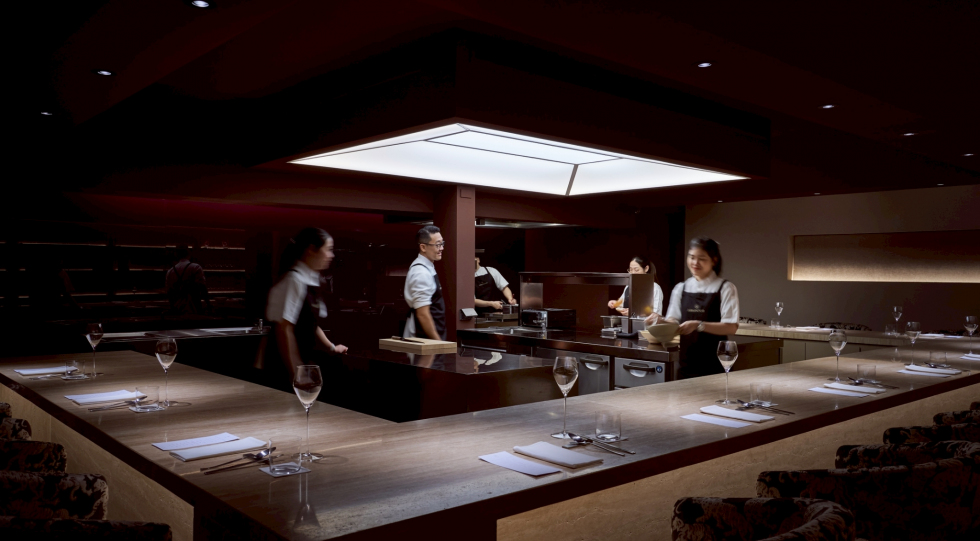 Interior of restaurant Juksunchae, Bangkok, Thailand.