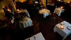 Interior of Palace Grill restaurant, Oslo, Norway.