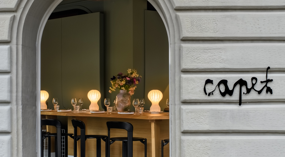Entrance of Capet, Zürich, Switzerland.