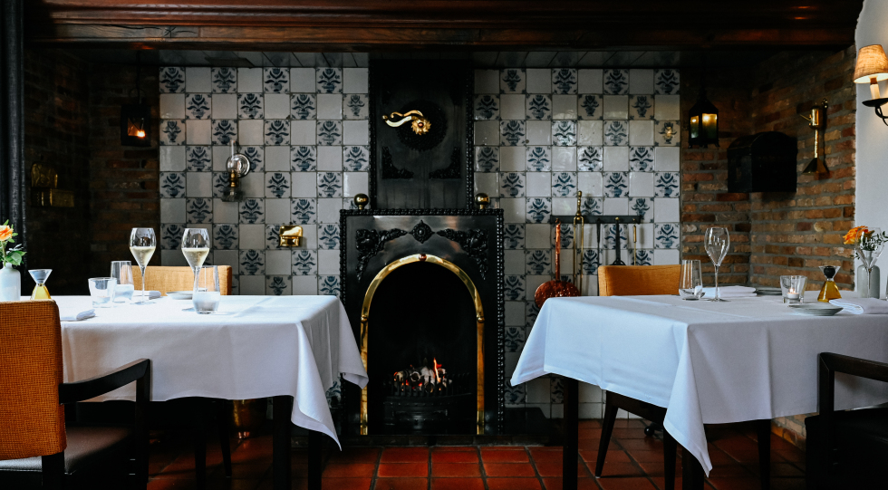 Interior of Restaurant Het Schaap, Barneveld, the Netherlands.