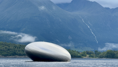 Restaurant Iris, a restaurant in Hardanger Fjord, Norway.