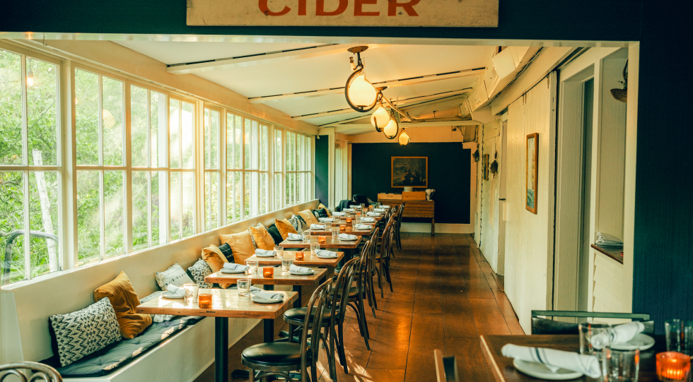 Interior of the Pheasant, Dennis, USA.