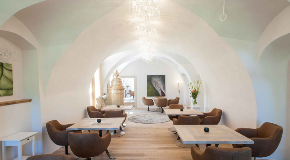 Interior of Harald Irka am Pfarrhof, St. Andrä im Sausal, Austria.