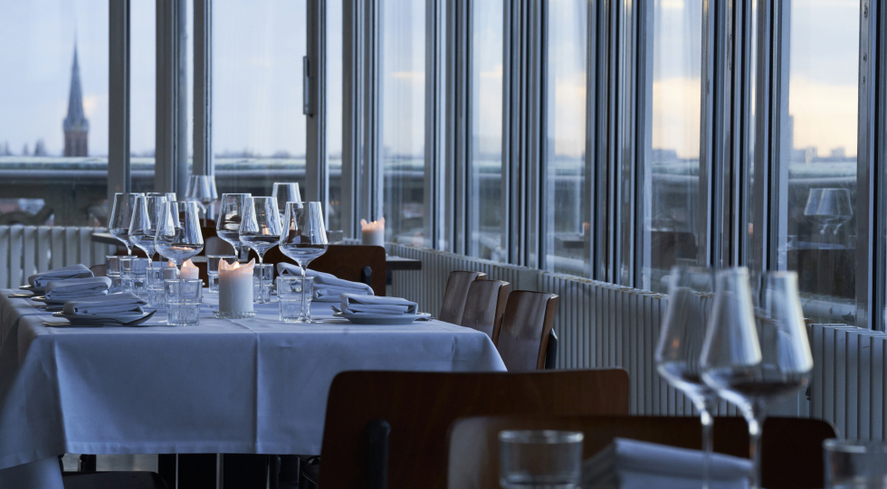 Interior of Café Restaurant Flora, the Hague, the Netherlands.