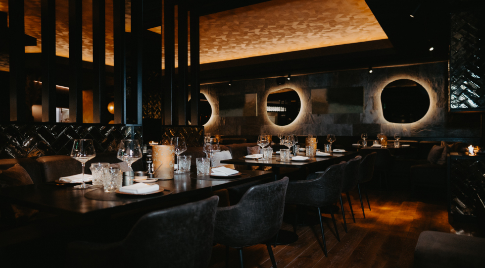 Interior of Restaurant de Wig, Renesse, Netherlands.