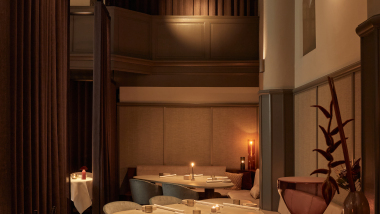 Interior of restaurant G7, Sittard, the Netherlands.