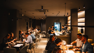 Serralunga Wine Bar, a restaurant and wine bar in Valencia, Spain.